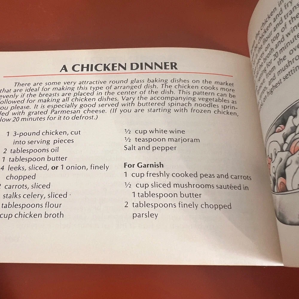 Vintage 1976 The Microwave Cookbook Irena Chalmers‎ First Edition Retro Recipes
